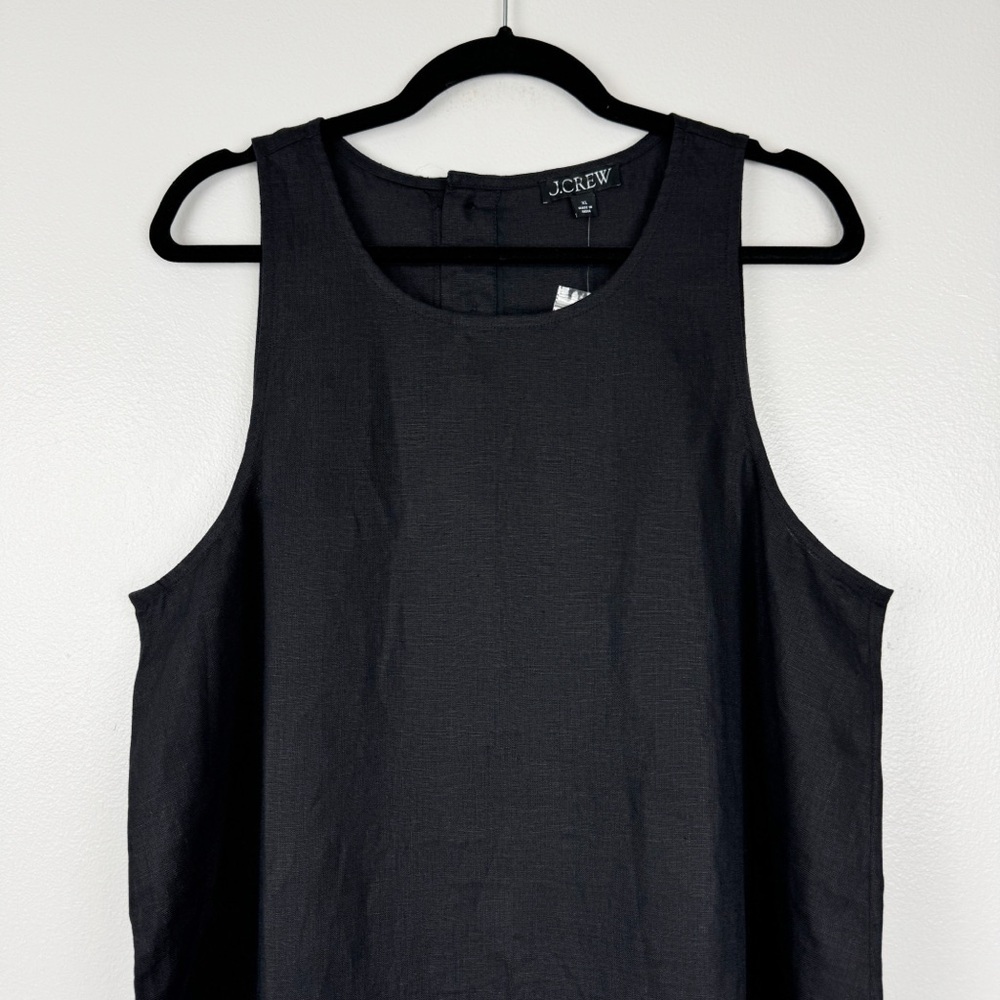 J. Crew Black Halter A-line Cocktail Mini Dress - Picture 4 of 8